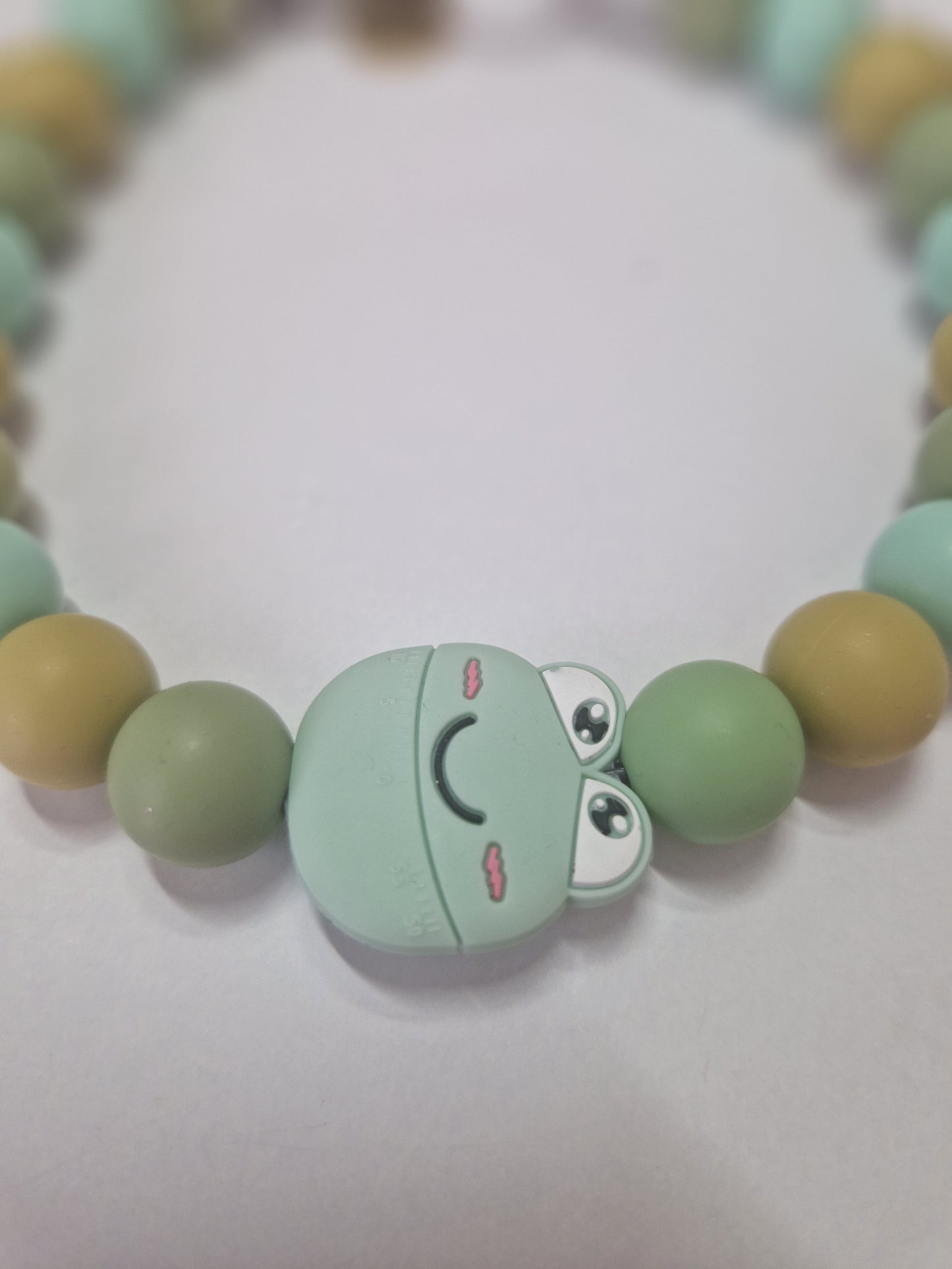 Frosch Silikonperlenkette HU20 bis 60cm