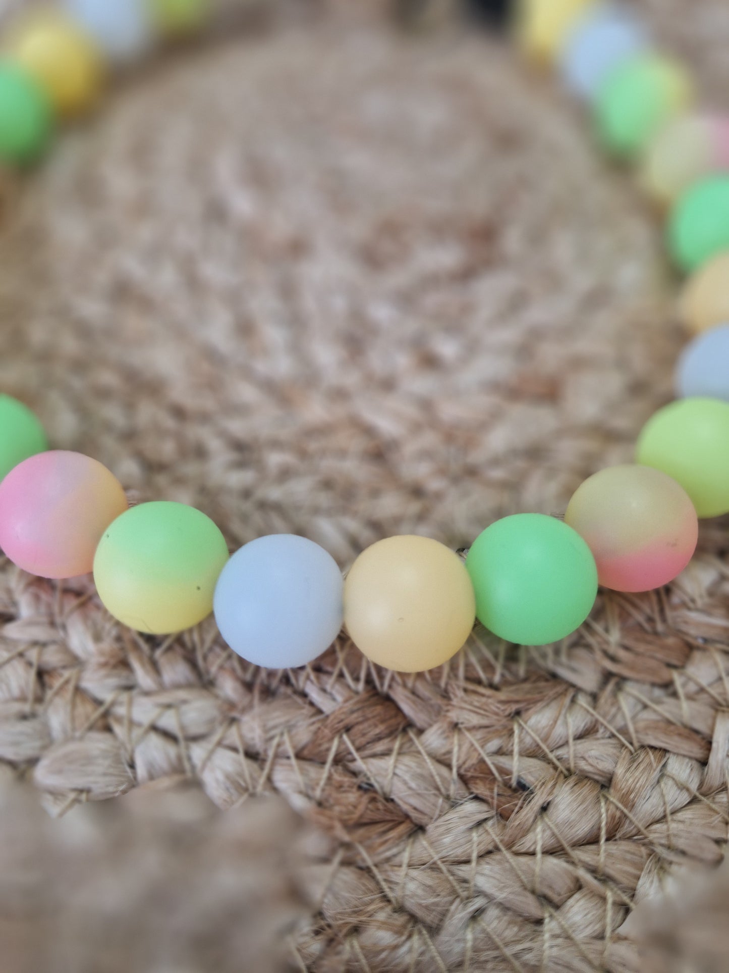 Glow in the Dark Silikonperlenkette HU20 bis 60cm