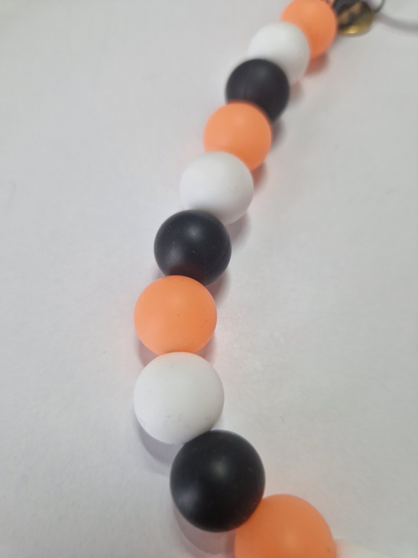 Halloween 🎃 Glow in the Dark Booohh!! Silikonperlenkette HU20 bis 60cm