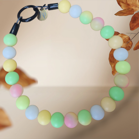 Glow in the Dark Silikonperlenkette HU20 bis 60cm